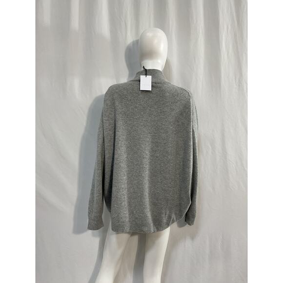 Hatch 'The Estella' Grey Wool Turtleneck Sweater Size 4 - NWT - Picture 3 of 5